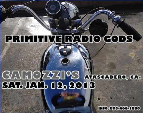 primitive radio gods gig poster 2013